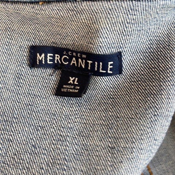 Like new J Crew Mercantile jean jacket. Size XL. - Picture 10 of 10